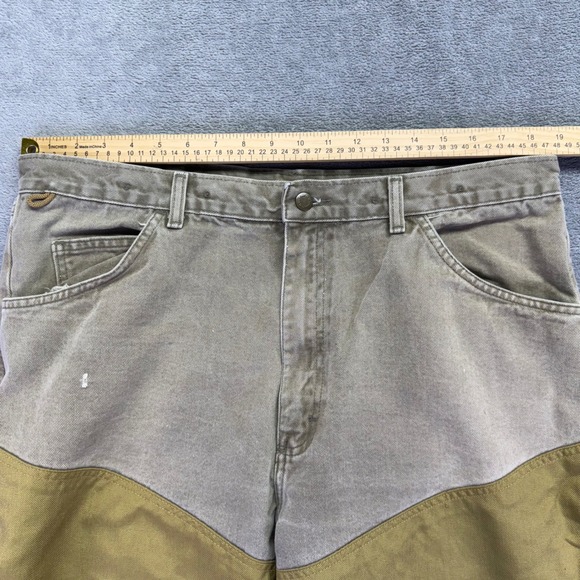 Wrangler Upland Brush Pants Mens 40x30 Reinforced Workwear 33145CL - Picture 9 of 12